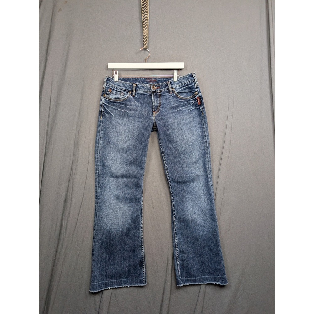 Silver Jean Co Womens Size 32/31 Wide Leg Blue Denim